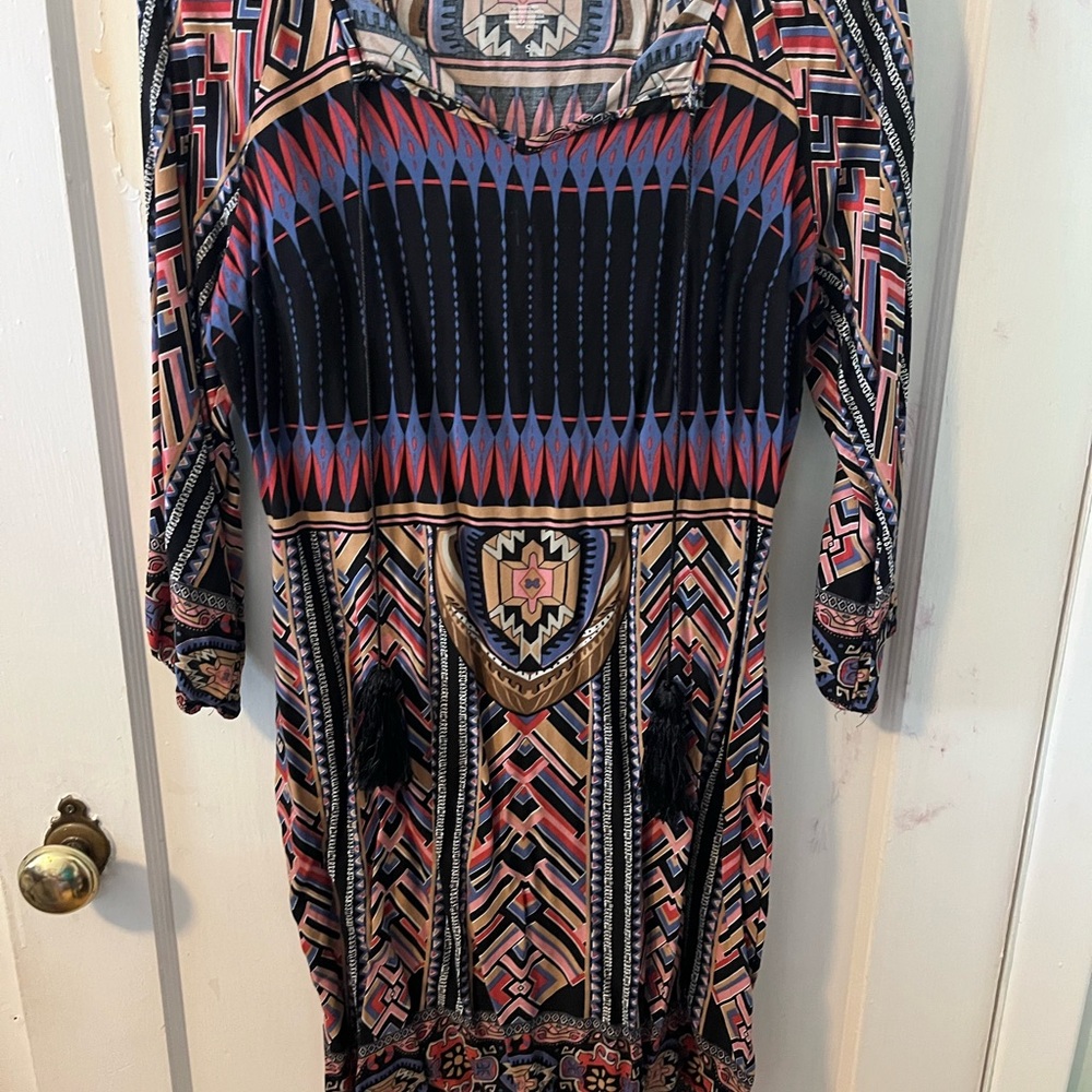 Wrangler Geometric Patterned Dress - image 1